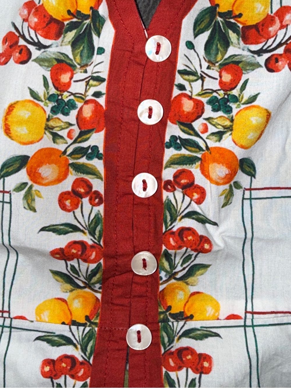Celandine Cotton V-Neck Halter Tank - Picture 7 of 10